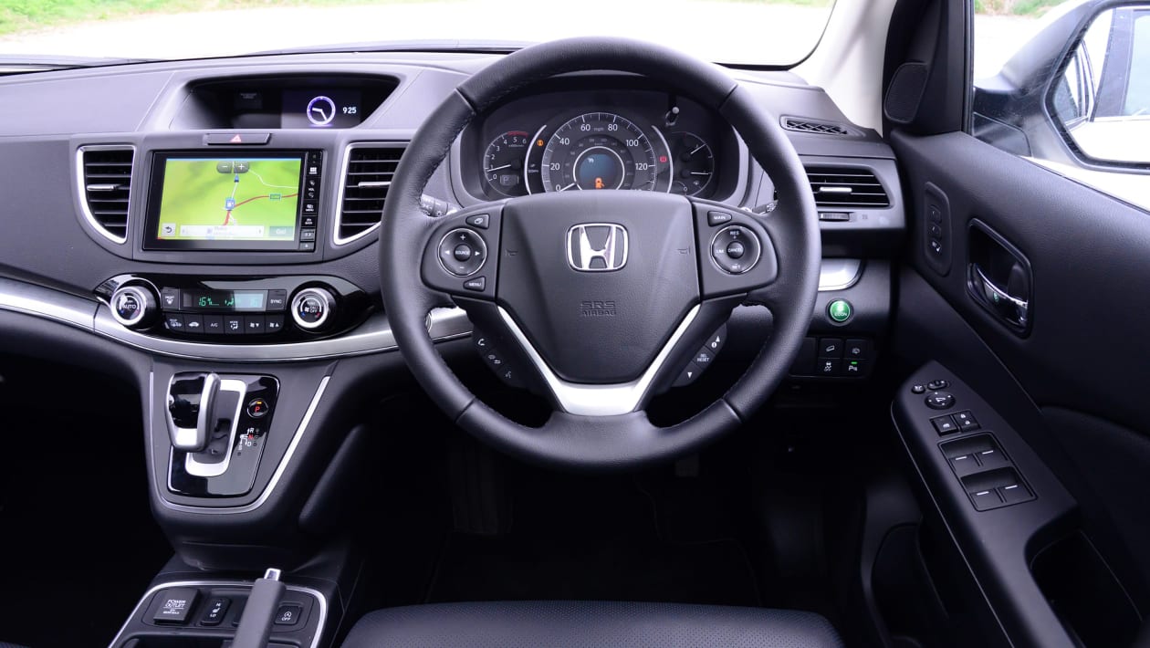 Honda CR V Interior Satnav Dashboard Options Auto Express